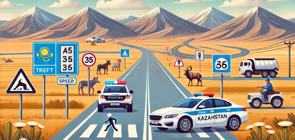 Как избежать штрафов и проблем на дорогах Казахстана